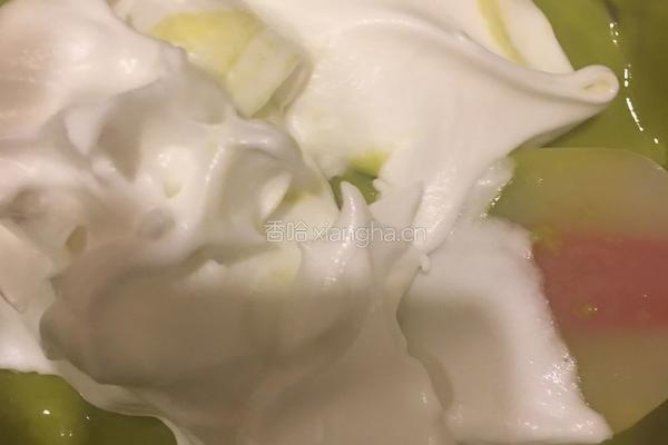 菠菜戚风蛋糕的做法图解10