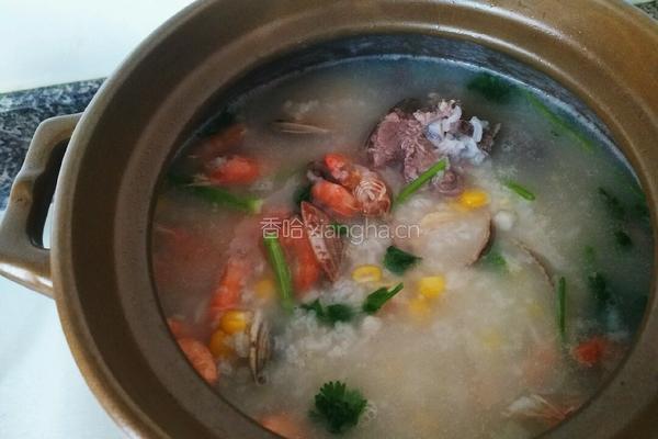 金银海鲜粥