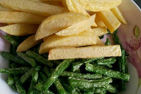 烧茄子豆角的做法图解4