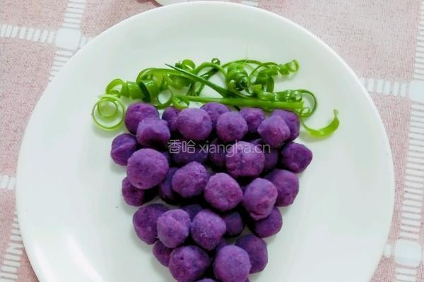 宝宝辅食葡萄串的做法图解6