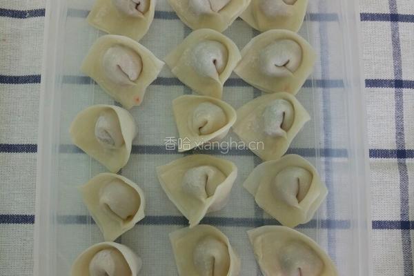 虾仁玉米小馄钝的做法图解6