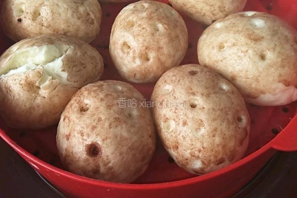 脏脏土豆馒头和香菇蘑菇馒头的做法图解5