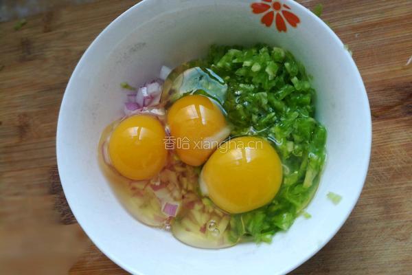 苦瓜洋葱煎蛋的做法图解5