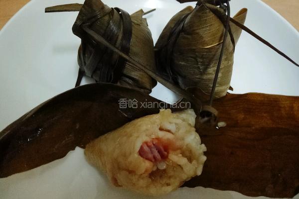 五花肉花生粽的做法图解18
