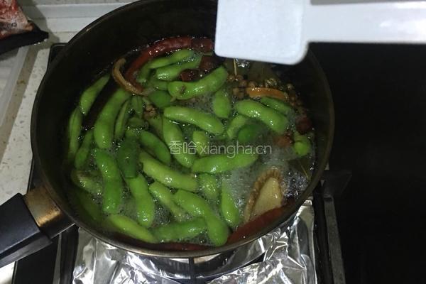 卤毛豆的做法图解3