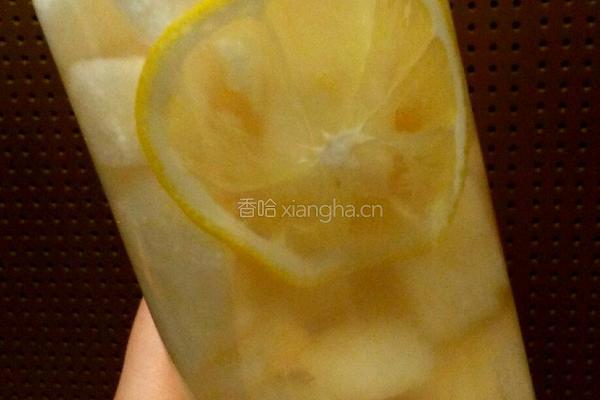 柠檬雪梨茶的做法图解3