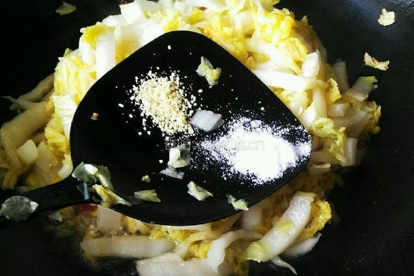清炒白菜的做法图解8