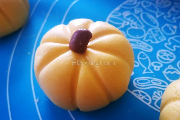 奶香糯米南瓜饼的做法图解22