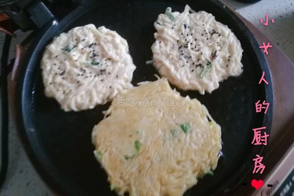 萝卜鸡蛋饼的做法图解5