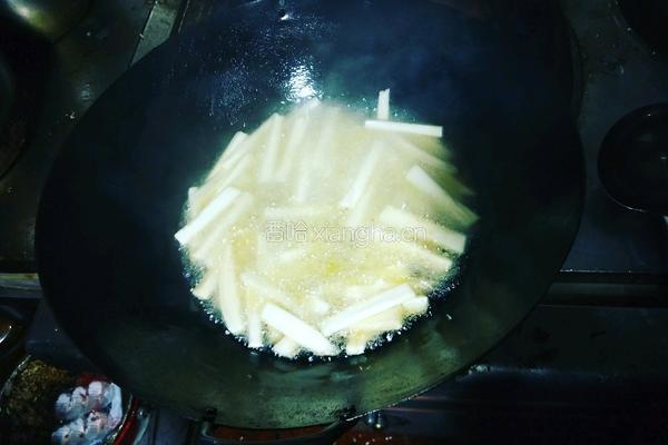 茄子肉末ฅ的做法图解3