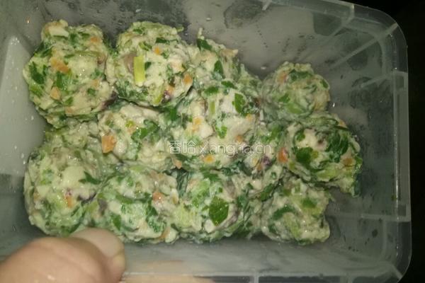 翡翠小肉丸的做法图解3