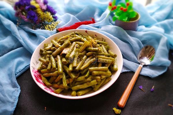 青椒煸豇豆的做法图解14