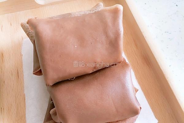奶油巧克力毛巾卷的做法图解8