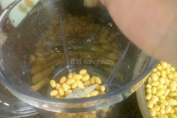 营养豆浆的做法图解2