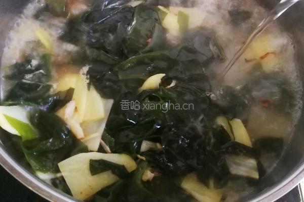 韩式海带汤的做法图解11