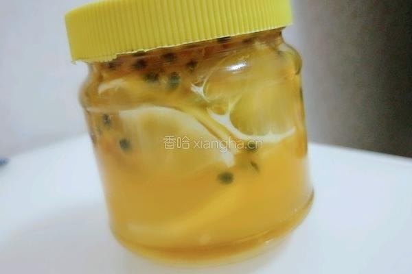 百香果蜂蜜柠檬茶的做法图解7