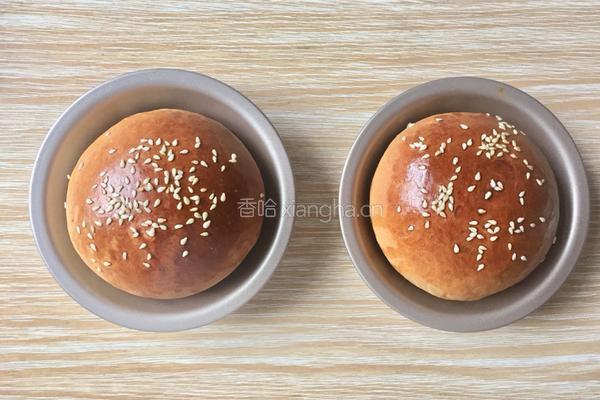 芝士培根汉堡包的做法图解9