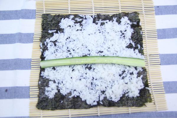 迷你紫菜寿司卷的做法图解4