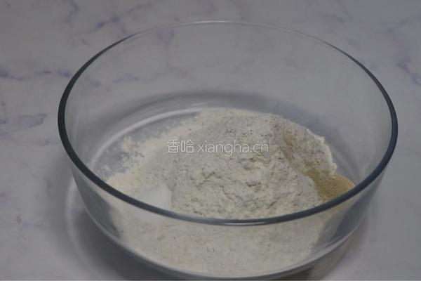 免揉乡村欧包的做法图解1