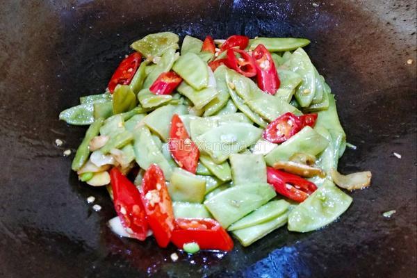 辣炒扁豆的做法图解11