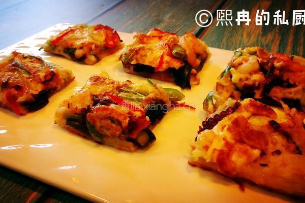 韩式海鲜葱饼的做法图解14