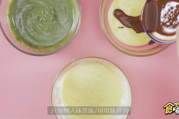 三色玛德琳的做法图解6
