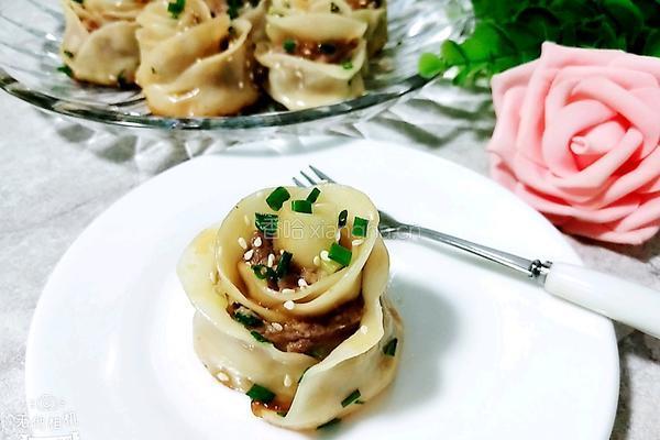 玫瑰花饺的做法图解17