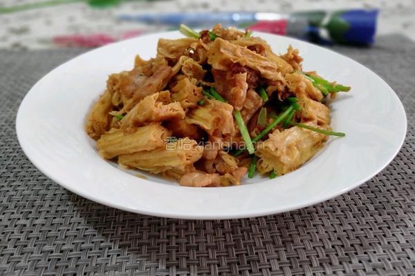 腐竹小炒肉的做法图解6
