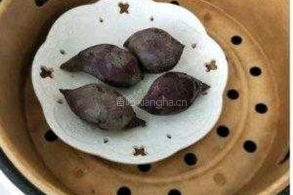 紫薯三明治的做法图解2