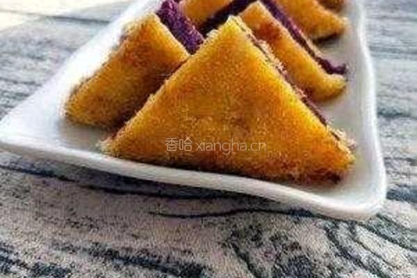 紫薯三明治的做法图解8