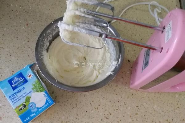 火龙果酵素果泥奶油千层的做法图解6