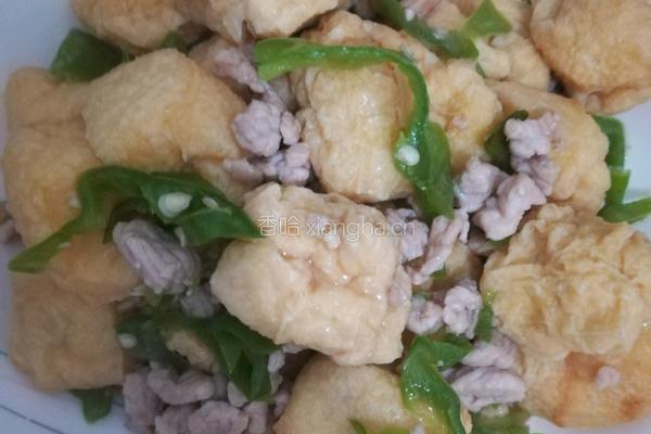 油豆腐炒肉末的做法图解6