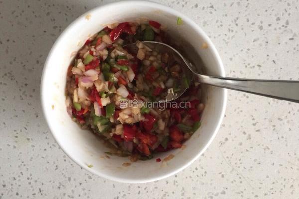 蒜末烤茄子的做法图解4