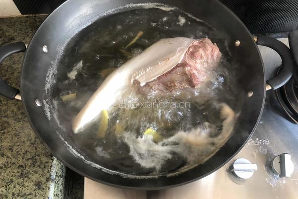 沙锅焗牛舌的做法图解3