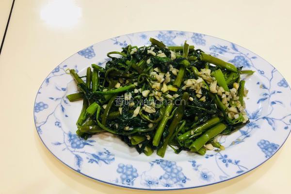 蒜香空心菜的做法图解9