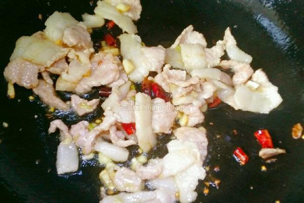 莲藕炒肉的做法图解5