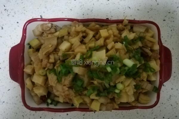嫩笋五花肉丁的做法图解10