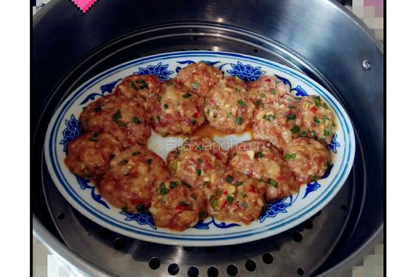 葱末肉丸蒸蛋的做法图解13