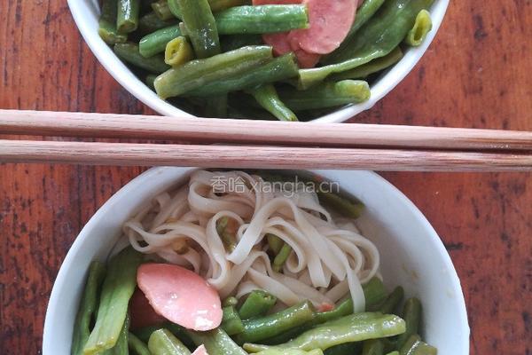 酸豆角面的做法图解5