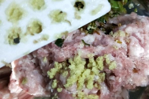 马蜂菜肉包子的做法图解4