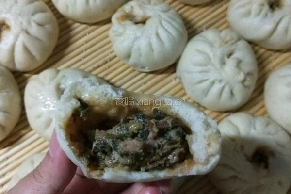 马蜂菜肉包子的做法图解16