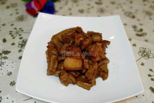 笋干红烧肉的做法图解11