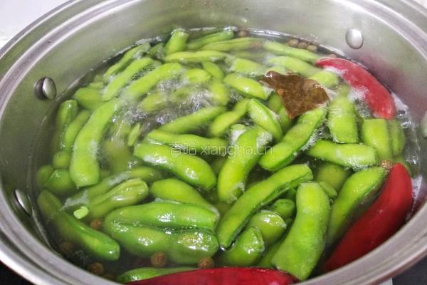 五香盐水煮毛豆的做法图解9