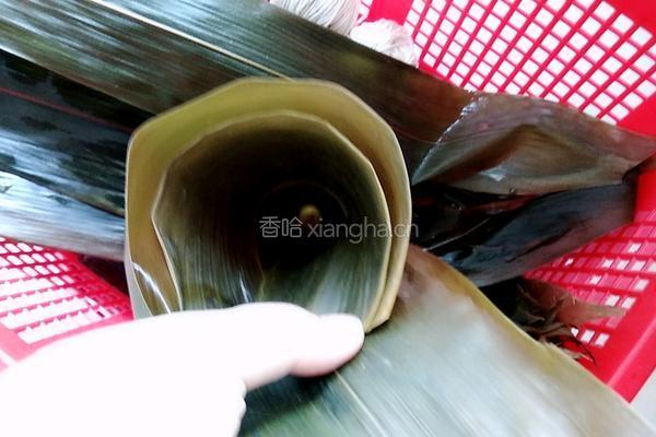 西米紫薯粽的做法图解3
