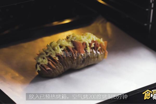 芝士烤风琴土豆的做法图解7