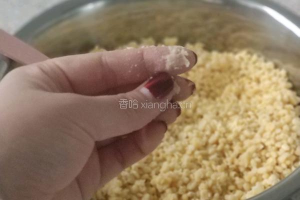 奶香三色绿豆糕的做法图解4