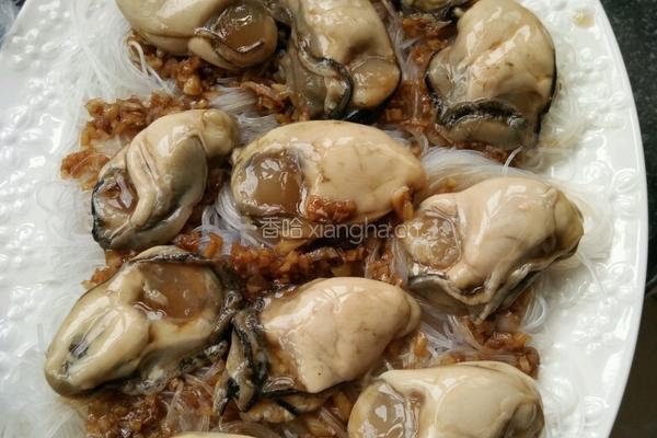 蒜蓉粉丝牡蛎的做法图解5