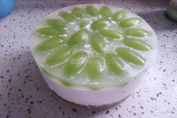 青提酸奶慕斯蛋糕的做法图解16