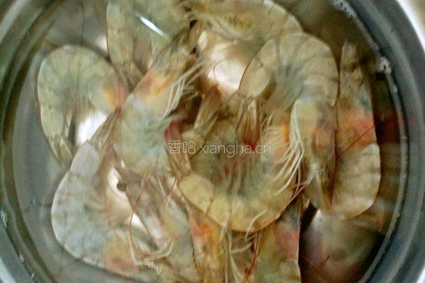 蒜蓉粉丝开边虾的做法图解6