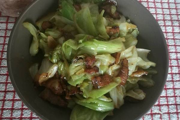 莲花白炒肉
